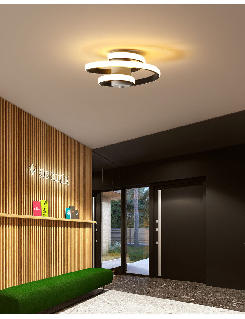 Simple and modern metal led lighting ceiling light