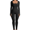 Seamless Jumpsuit Long Sleeve Shapewear Hip Lift Yoga Jumpsuit Sports Jumpsuit Bodysuits