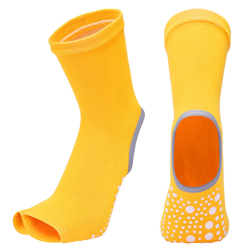 Women's mid-tube yoga socks