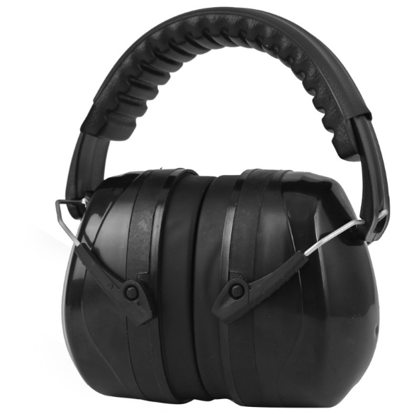 Luxury head mounted sound and noise proof earmuff