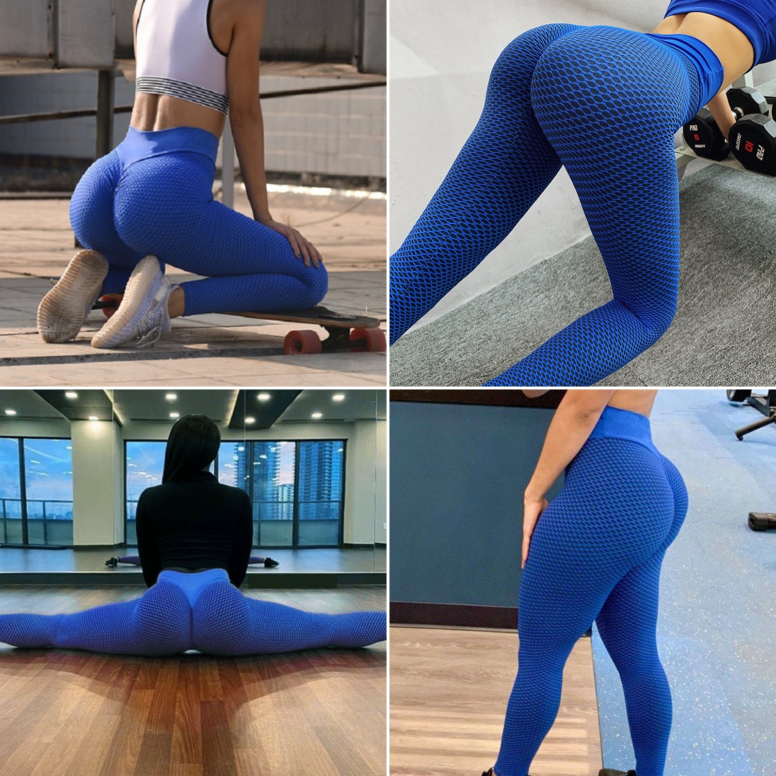 TIK Tok Leggings Women Butt Lifting Workout Tights Plus Size Sports High Waist Yoga Pants