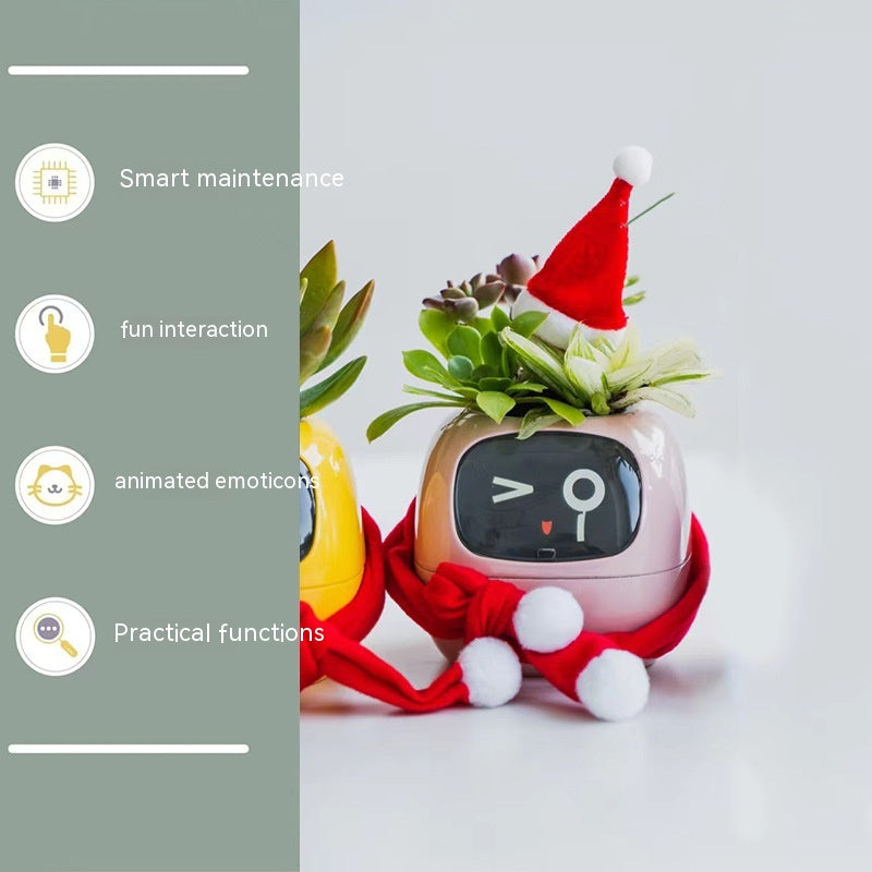 Facial Expression Control Intelligent Flower Pot