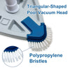 Swimming Pool Cleaning Triangle Manual Brush Suction Machine Accessories