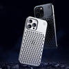 Aluminum Alloy Phone Case For 14 13 Pro Max Plus Hollow Heat Dissipation Anti-fall Full Body Shockproof Phone Cove