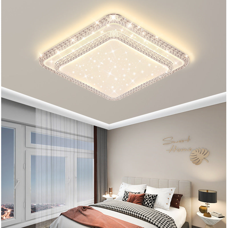 Rectangular Led Ceiling Light Modern Simple Living Room